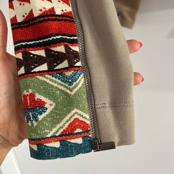 BCBG SUEDE TRIBAL JACKET - Picture 14 of 15